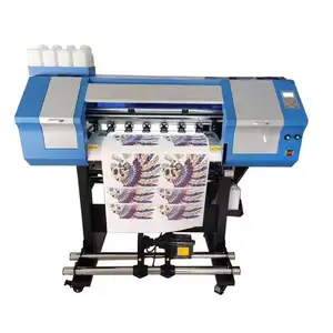 best quality 60cm printing width sublimation printer for clothing T-shirt dtf pet film printer with shaker