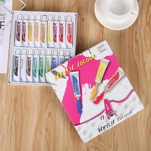 Set di Colori Acrilici Non Tossici all'Ingrosso, 24 Tubetti di Acquerello - Product Image 3