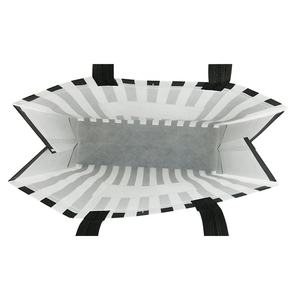 Многоразовая экологичная сумка-шоппер из ламинированной ткани RPET с ручками и застежкой, с индивидуальным логотипом, класса люкс - Product Image 5