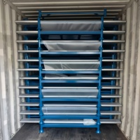 Étagère de stockage de palettes empilable en acier Q235 |   Durable et robuste pour une utilisation en entrepôt, haute capacité
