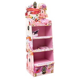 ชั้นวางสินค้ากระดาษแข็งแบบปรับแต่งได้สำหรับอาหาร ขนม และออแกไนเซอร์สำหรับร้านค้าแบบป๊อปอัพ - Product Image 1