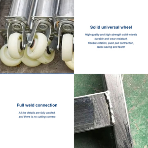 เต็นท์รถยนต์แบบพับเก็บได้สำหรับใช้งานกลางแจ้ง โครงเหล็กชุบสังกะสี พร้อมผ้าคลุม PVC แบบดึง-ผลักง่าย ใช้เป็นโรงรถเคลื่อนที่หรือกันสาด - Product Image 5