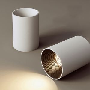 Высококачественный современный 3 цвета потолочный антибликовый <span class=keywords><strong>Cob</strong></span> направленный светильник поверхностное крепление круглый светодиодный светильник