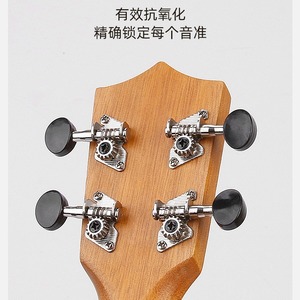 Ukelele de madera de 23 pulgadas, instrumento de cuerda para niños y principiantes, juguete educativo, instrumento musical unisex - Product Image 4