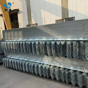 Barrière de sécurité routière en acier H1 EN1317, poutre en W, haute qualité, double vague, <span class=keywords><strong>Armco</strong></span>, galvanisée, pour autoroute - Product Image 5