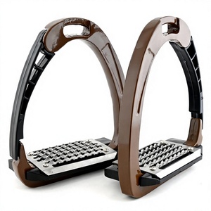 อุปกรณ์ขี่ม้าแบบปรับได้ ยืดหยุ่น ไม่แข็งตัว ยี่ห้อ Western Horse Safety Stirrups - Product Image 1