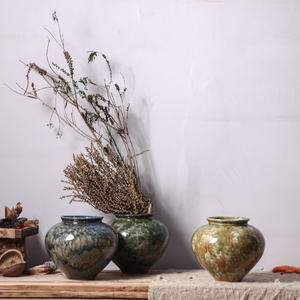 Boîte-cadeau de vase de <span class=keywords><strong>poterie</strong></span> d'<span class=keywords><strong>ikebana</strong></span> en céramique de terre cuite de fleur de décor à la maison de luxe pour la décoration - Product Image 2