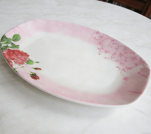 Platos Ovalados <span class=keywords><strong>de</strong></span> Melamina <span class=keywords><strong>de</strong></span> 10 Pulgadas x 7 Pulgadas para Cena, Fabricante <span class=keywords><strong>de</strong></span> Platos con Impresión <span class=keywords><strong>de</strong></span> Flores - Product Image 2