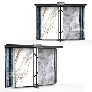 Kệ Mẫu Bảng Kim Loại Xoay Trang Chất Lượng Cao 2023 Kệ Trưng Bày Đá Thạch Anh Nhân Tạo Đá Cẩm Thạch Đá Hoa Cương - Product Image 1