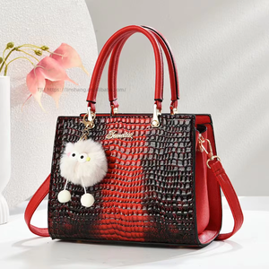 Wholesale Good Quality Fashion Ladies Alligator Pattern Shoulder Bags Brands Women's Designer Luxury Handbags - Product Image 2