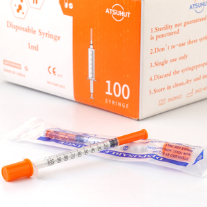 Vô trùng <span class=keywords><strong>1ml</strong></span> dùng một lần thú y ống tiêm eo khí insulin ống tiêm với 30g * 8mm y tế ống tiêm kim - Product Image 5