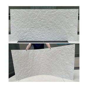 Panel de <span class=keywords><strong>Piedra</strong></span> Flexible con Textura de <span class=keywords><strong>Piedra</strong></span> Caliza Blanca Pura, Resistente al Fuego e Impermeable, <span class=keywords><strong>para</strong></span> <span class=keywords><strong>Fachadas</strong></span> de Edificios y Paredes Exteriores MCM-FSR07-blanco puro - Product Image 1