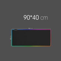 Voiture futuriste RGB élégant Cool tapis de souris Gamer noir tapis de souris ordinateur bureaux tapis de bureau PC bureau Portable clavier tapis de jeu