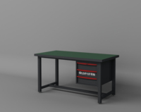Meubles de garage banc de travail en métal établi antistatique table de travail en acier utilisation en atelier
