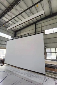 Écran motorisé tendu avec un système <span class=keywords><strong>de</strong></span> câble à remontage automatique intégré pour des solutions <span class=keywords><strong>de</strong></span> plafond très haut - Product Image 5