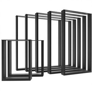 Patas de mesa Basel, estructura metálica de construcción robusta para mesa de comedor, mesa de cocina, mesa de trabajo, escritorio, mesa de jardín, mesa de café - Product Image 1