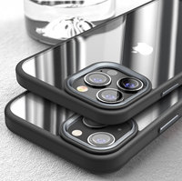 Étui résistant aux rayures et aux chocs pour iPhone 13 14, 1 pièce, prix d'usine, en alliage Transparent, 2mm, prix de gros