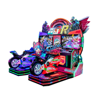 Offre Spéciale moto simulée enfants loterie moto simulée machine de jeu à pièces pour salle de jeux intérieure