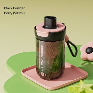 Vaso Tritan de Perfil Alto <span class=keywords><strong>con</strong></span> Infusor Horizontal para Té de Flores, Separador Portátil, Recubierto, para Beber Directamente en Verano - Product Image 6