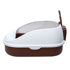 Binsthan-caja de plástico <span class=keywords><strong>para</strong></span> residuos de mascotas, productos de limpieza <span class=keywords><strong>para</strong></span> gatos, de gran espacio, semicerrada, colorida y sostenible, D2 - Product Image 5