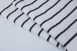 Tissu en lin clair délavé à rayures, tissu de haute qualité pour les vêtements, collection - Product Image 6