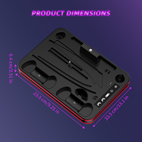 Station d'Accueil Multifonction avec Éclairage RGB pour PS5/PS5 Slim/PS5 Portal et Manette PS5