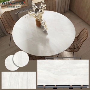 Wharton Weißer Heller Onyx Brillante Duschwand Große Platte Großformatiger Gesinterter Stein für Wohnzimmer-Küchen-Arbeitsplatten - Product Image 3