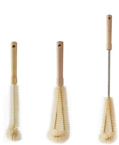 3 Series Plastic <b>Bottle</b> Cleaning Brush Bent Wooden Handle Resin Free Scratch-Free <b>Bottle</b> <b>Cleaner</b> Stainless Steel Tumblers - Product Image 1