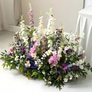 Arrangement floral violet foncé personnalisable, centres de table pour mariage et événement, fête pour l'obtention du diplôme, nouvel an
