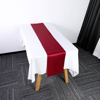 Nappe de table en satin, pour la maison, le banquet, le mariage, peut être personnalisé