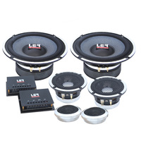 Speaker Mobil Komponen 3-Way 6.5 Inch - Tweeter 1.5 Inch + Midrange 3.5 Inch untuk Upgrade Audio Mobil Model A-Pillar