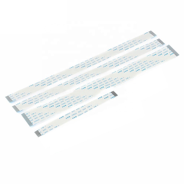 Custom High Quality FFC 10 Pin Flat Ribbon Cable Assembly PVC Insulation for Electronic/Motorcycle/Home Appliance/Machines Use