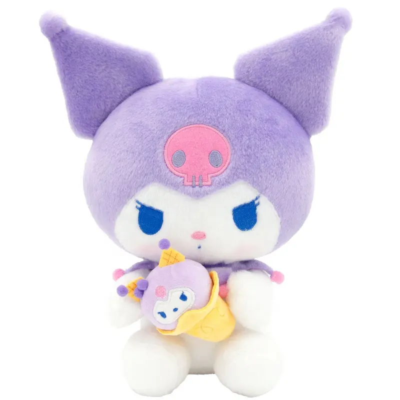 Sorvete boneca Sanrio, estilo balão, Kuromi boneca de pelúcia brinquedo atacado e distribuição transfronteiriça