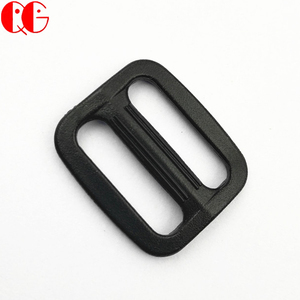 Nhựa khóa thanh trượt tri-lướt cho vành đai ba lô và túi xách có thể điều chỉnh Vải trượt khóa màu đen Slide nút - Product Image 5