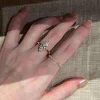 Bague vintage en diamant radiant à haute teneur en carbone, coupe œuf de pigeon, style luxe léger, coupe fleur de glace, bague de fiançailles pour femme.