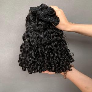 Envío rápido de gama alta 100% Paquete de cabello humano peruano virgen crudo Super doble SDD rizo Euroasiático - Product Image 3