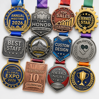 Médailles de course personnalisées en alliage de zinc 3D pour marathon, course urbaine 2026, trail, médailles de finisseur, récompenses sportives d'aventure avec ruban, vente en gros