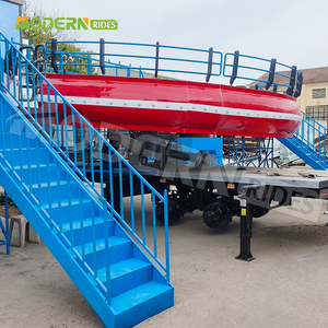 Atractivos Juegos Mecánicos de Feria, Carrusel Giratorio, Remolque con Juegos Mecánicos, Atracciones Portátiles para Exteriores con Certificación CE, Disco - Product Image 3