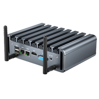 Mini PC Industrial Sin Ventilador G590 2 Com Dual Lan 8 Usb 7505 I3 1115G4 I5 1135G7 1145G7 I7 1195G7 11.ª Generación M.2 Msata Ddr4