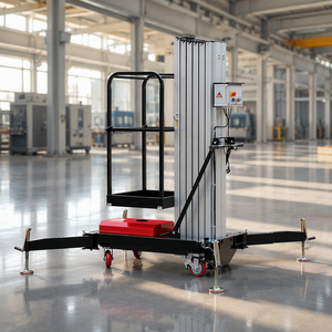 แพลตฟอร์มยกคนแบบเคลื่อนที่ได้ 10 เมตร เสาเดี่ยว อลูมิเนียม - Product Image 4