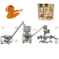Mélangeur à ruban horizontal de sortie d'usine 500g 1kg 2kg 5kg farine détergent poudre mélange pesage remplissage ligne d'emballage