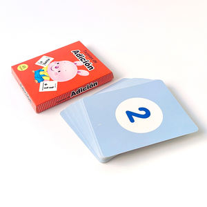 Tarjetas cognitivas brillantes de aprendizaje de palabras básicas personalizadas para niños pequeños, primer alfabeto, número, reconocimiento de forma de Color, papel - Product Image 3