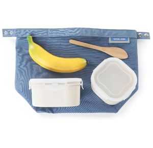 Nylon Bento Bag Portable Insulation <b>Lunch</b> <b>Box</b> 7 Inch Lightweight for <b>Work</b> and Commuting with Open Closure - Product Image 4