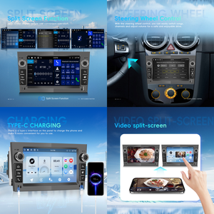 Autoradio Android Hikity 4+128G/4+64G 7'' pour Opel Astra/Antara/Corsa/Zafira/Meriva, CarPlay sans fil, Android Auto, écran Incell - Product Image 3