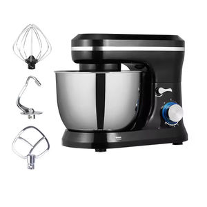 Robot culinaire avec batteur sur socle doté d'un crochet pétrisseur et d'un bol en acier inoxydable durable - Product Image 2