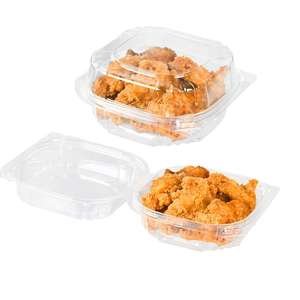 Boîte d'emballage pour hamburger à emporter en PET recyclé transparent de 6 pouces de <span class=keywords><strong>Lesui</strong></span>, conteneur alimentaire en plastique à emporter - Product Image 6