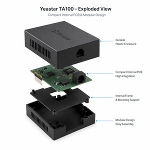 Yeastar TA100 VoIP ATA: 1พอร์ตอะแดปเตอร์โทรศัพท์อะนาล็อกรองรับการจัดการเครือข่าย SIP & IAX, HTTP/<span class=keywords><strong>https</strong></span>/<span class=keywords><strong>ssh</strong></span>/ftp - Product Image 6