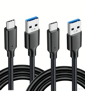SYONG USB 3,0 Tipo a Tipo C Cable de carga rápida Conductor de cobre puro Transferencia DE DATOS USB C SSD Cable de disco duro Blindaje trenzado - Product Image 1