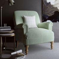 Tissu en lin rayé au design moderne pour meubles de salon