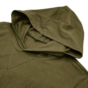 Casual Athletic Clothes Quick Dry Running Long Sleeve Cotton Sweatshirts <strong>Army</strong> Green Shirt Hooded <strong>Pullover</strong> Sports Tops for Men - Product Image 5